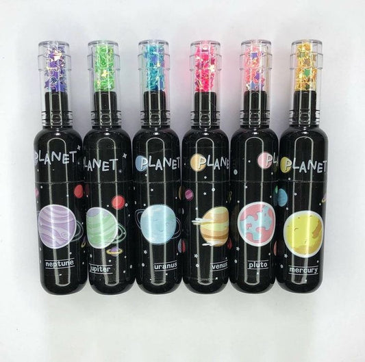 cute mini bottle shape highlighter markers 6 pcs