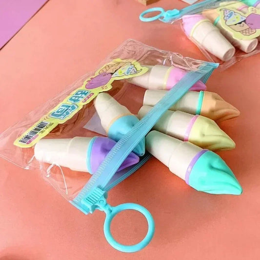 ice cream highlighters 6 pcs